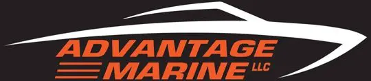 A black and orange logo for santa marina.